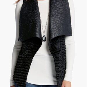 Nordstroms Karen Kane Reversible Faux Fur Vest